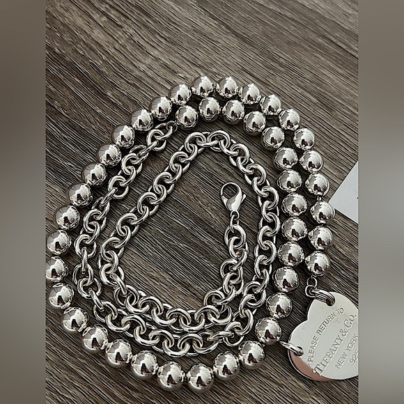 Heart tag wrap necklace - Picture 3 of 5